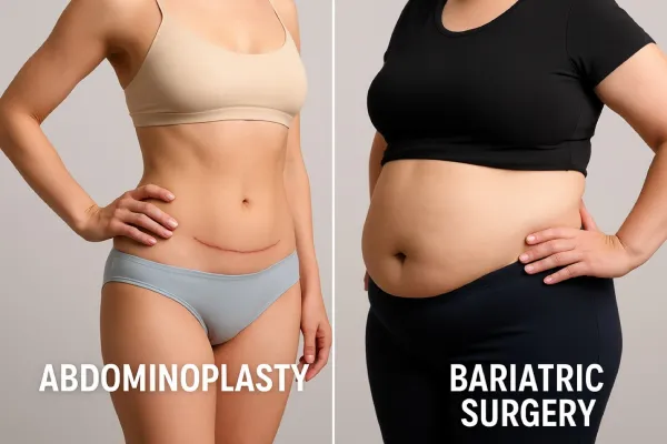 تفاوت ابدومینوپلاستی با جراحی چاقی