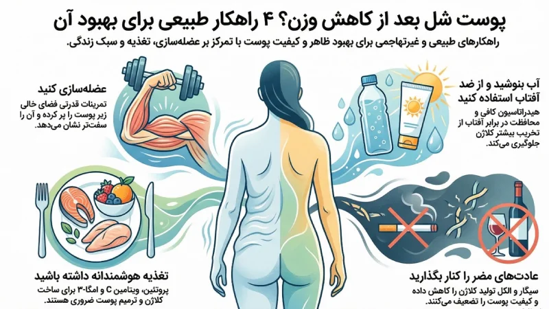 جراحی زیبایی پوست بعد از اسلیو