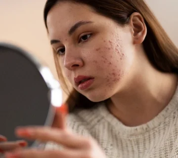 جوش صورت بعد از جراحی لاغری