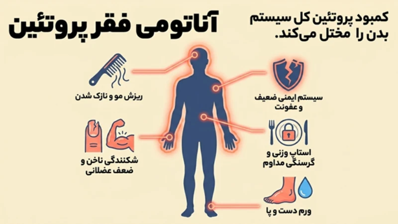 کمبود پروتئین بعد از عمل لاغری