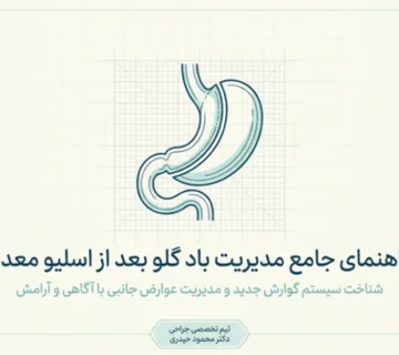 علت باد گلو بعد از اسلیو معده