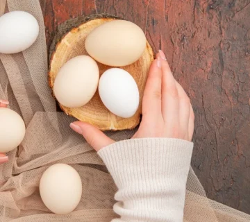 خوردن تخم‌مرغ بعد از اسلیو