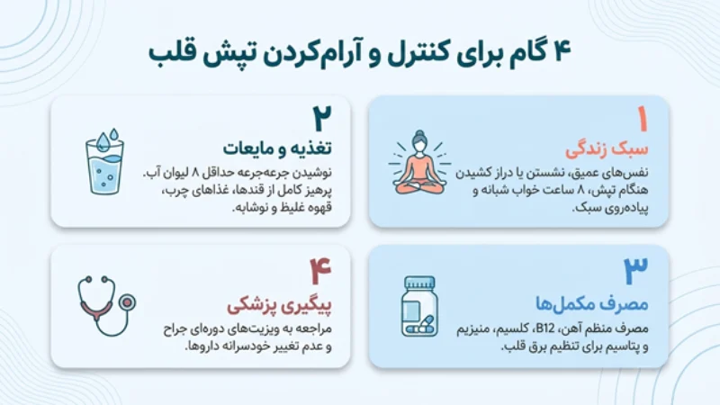 علت تپش قلب بعد از اسلیو معده
