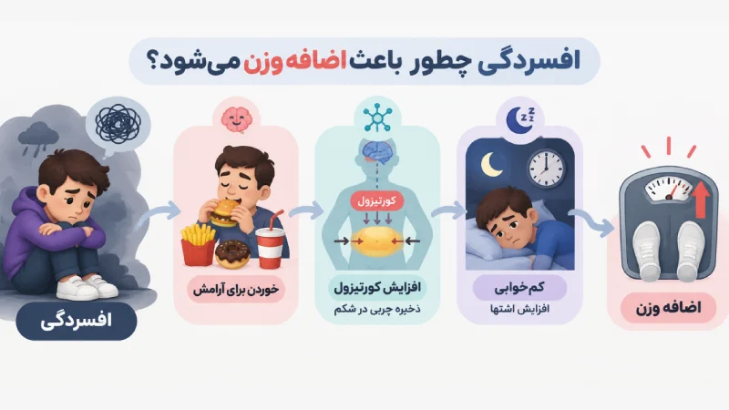 چاقی چطور پای افسردگی را به زندگی بچه‌ها باز می‌کند؟
