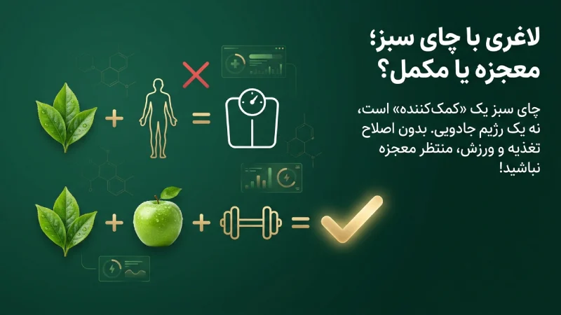 آیا لاغری با چای سبز امکان‌پذیر است؟
