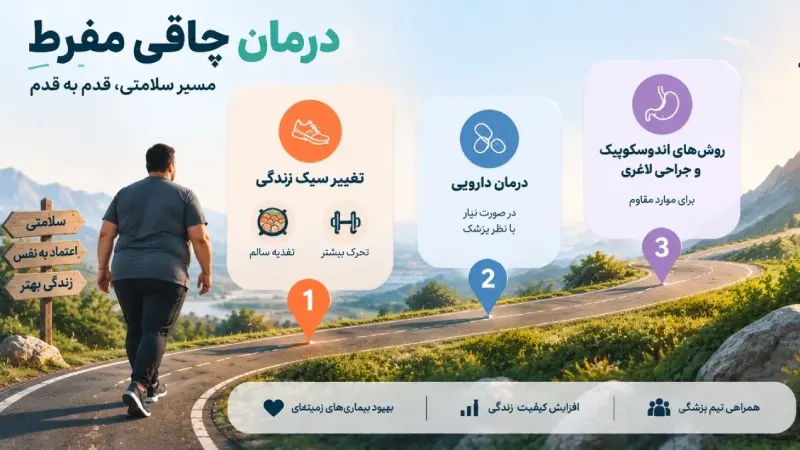 درمان چاقی مفرط چیست؟