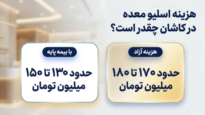 هزینه اسلیو معده در کاشان چقدر است؟