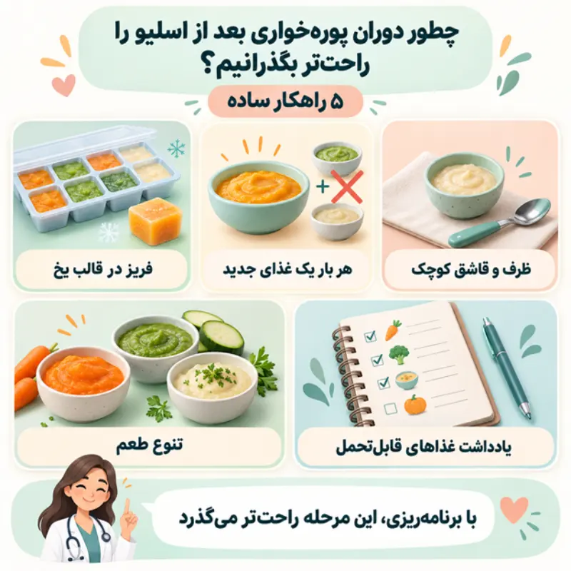 چطور دوران پوره‌خواری بعد از اسلیو را راحت‌تر بگذرانیم؟